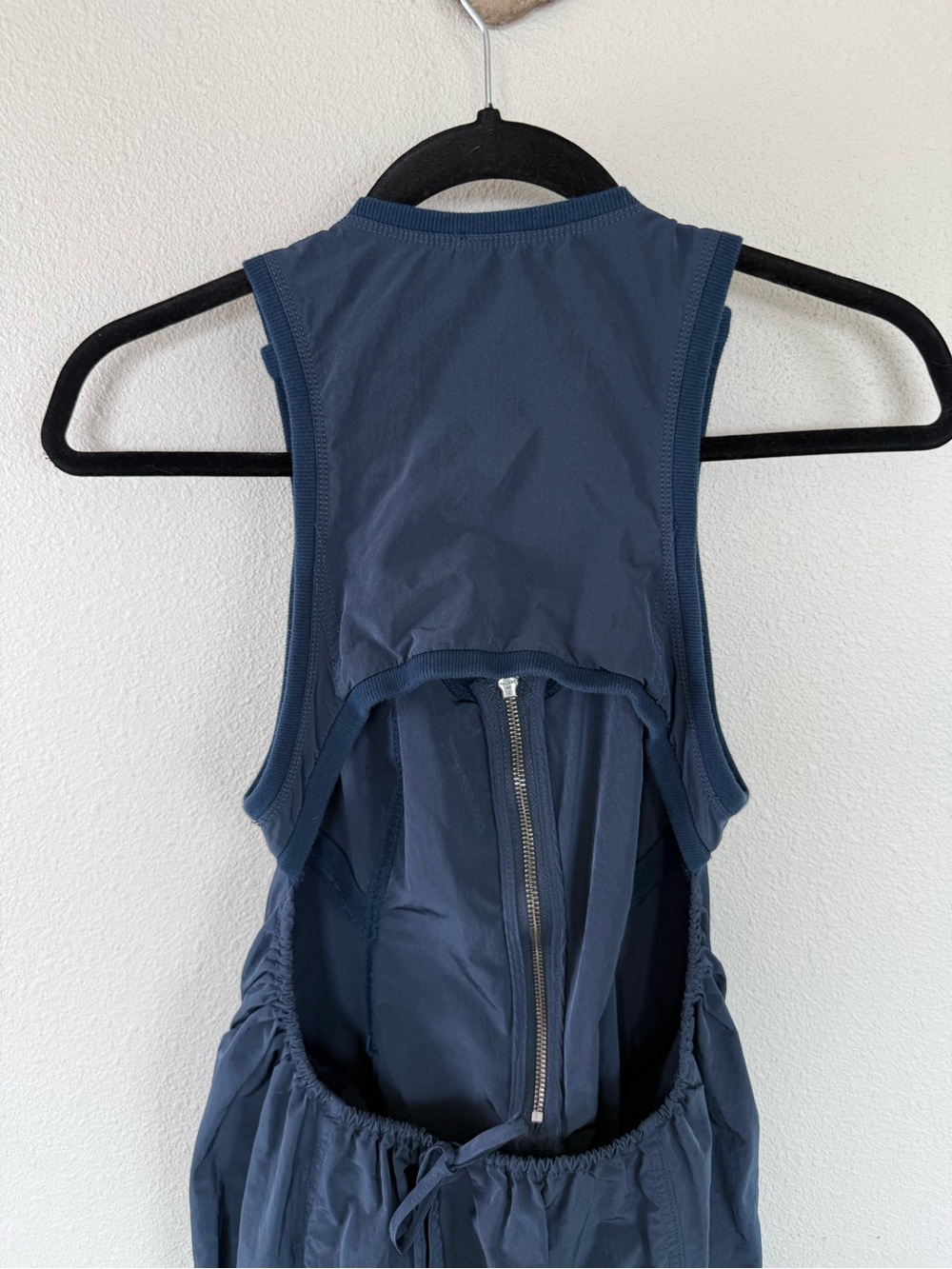 FREE PEOPLE FP Movement Over Under Jumpsuit Midnight Navy Blue Casual Women’s XS - Picture 15 of 16